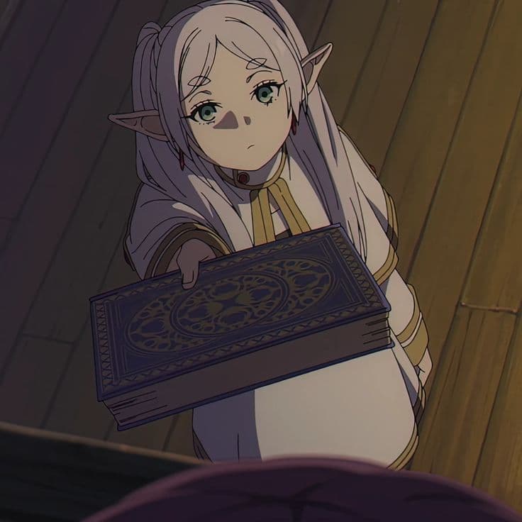 Frieren book recommendation meme template