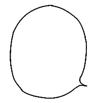 Speech bubble meme template