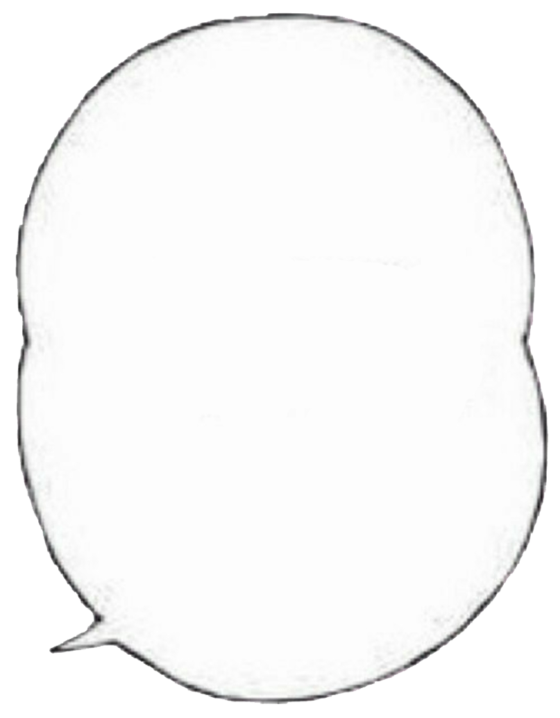 Speech bubble meme template