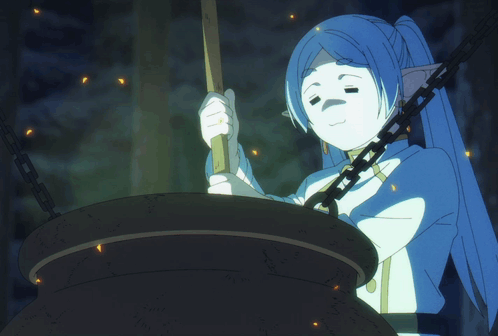 Frieren cooking meme template
